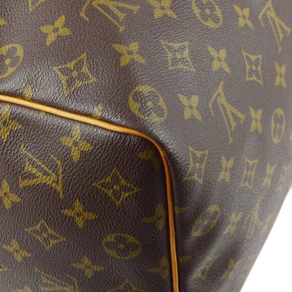 LOUIS VUITTON DUFFLE KEEPALL 50 TRAVEL HANDBAG MONOGRAM - Picture 6 of 10